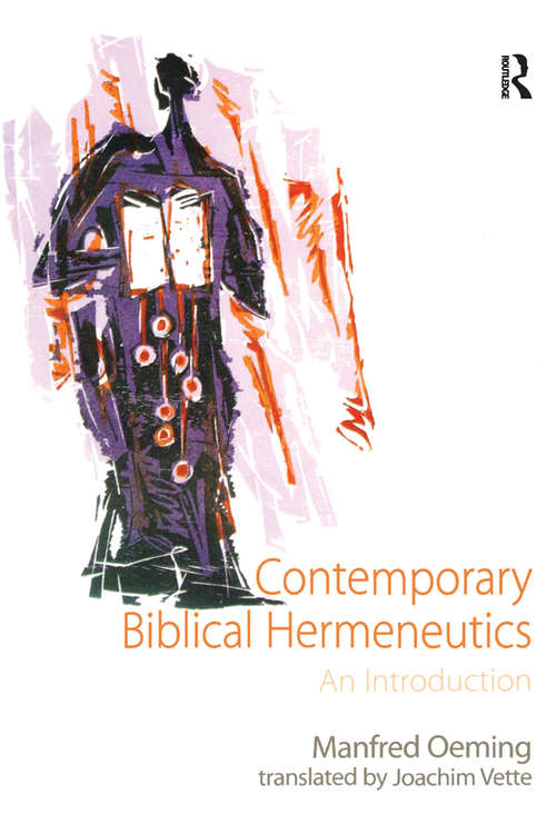 Book cover of Contemporary Biblical Hermeneutics: An Introduction
