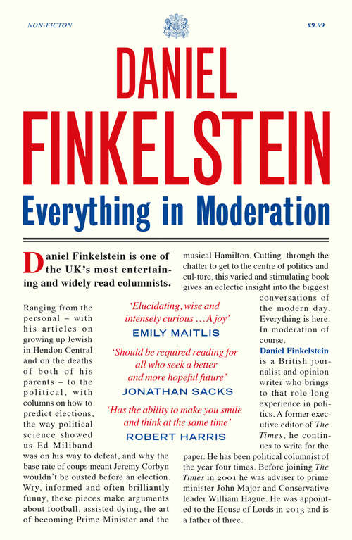 Book cover of Everything in Moderation