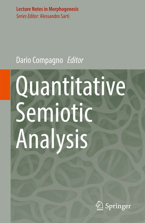 Book cover of Quantitative Semiotic Analysis (Lecture Notes in Morphogenesis)