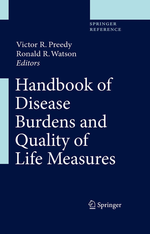 Book cover of Handbook of Disease Burdens and Quality of Life Measures