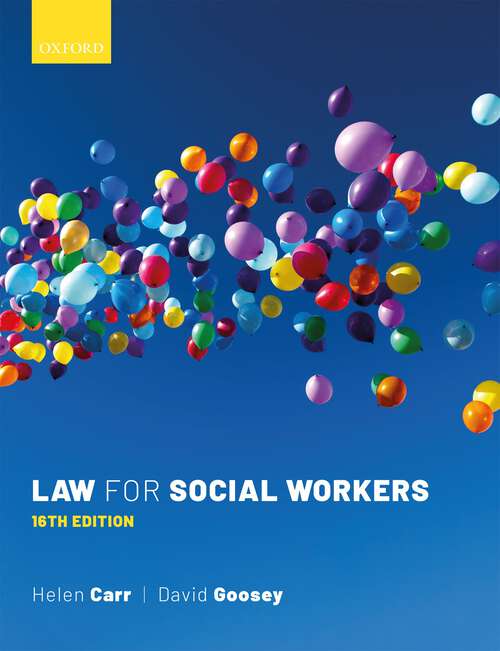 Book cover of Law for Social Workers