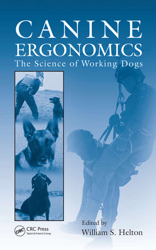 Book cover of Canine Ergonomics: The Science of Working Dogs