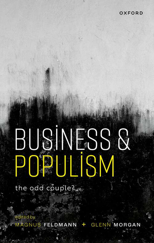 Book cover of Business and Populism: The Odd Couple?