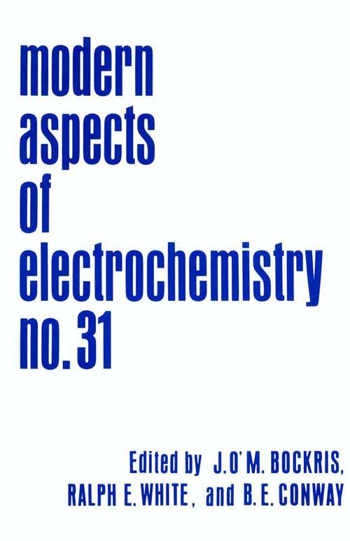 Book cover of Modern Aspects of Electrochemistry (1997) (Modern Aspects of Electrochemistry #31)