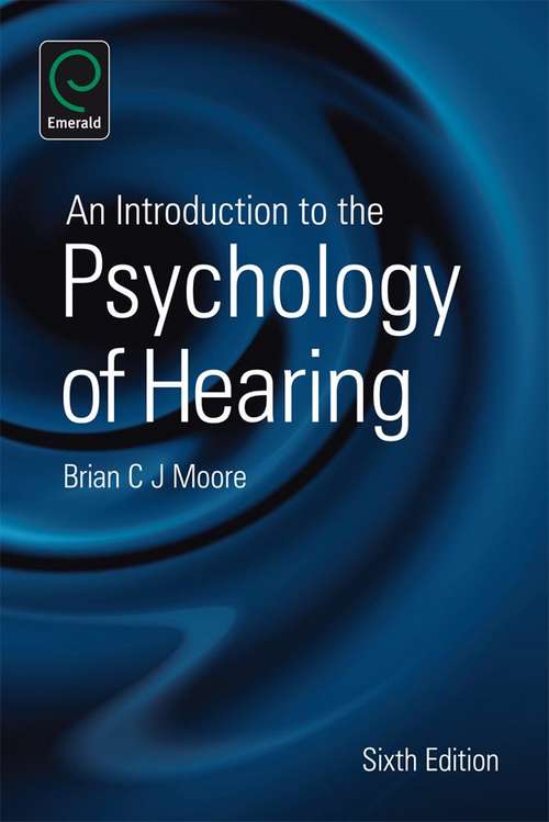 Book cover of An Introduction To The Psychology Of Hearing (PDF) ((6th edition))