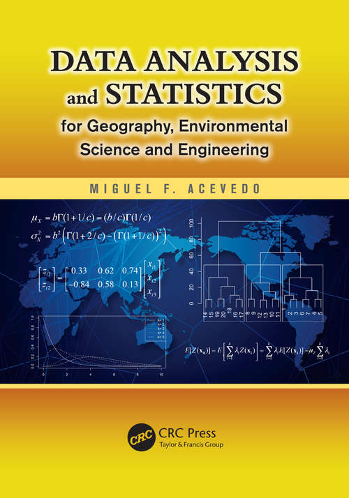 Book cover of Data Analysis and Statistics for Geography, Environmental Science, and Engineering
