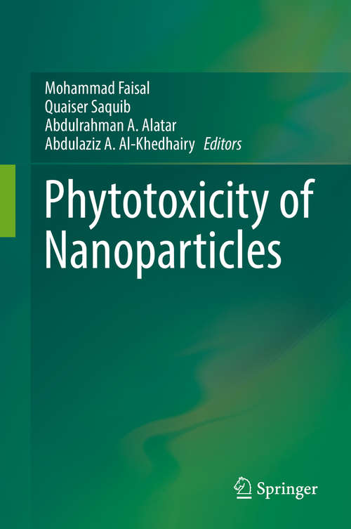Book cover of Phytotoxicity of Nanoparticles