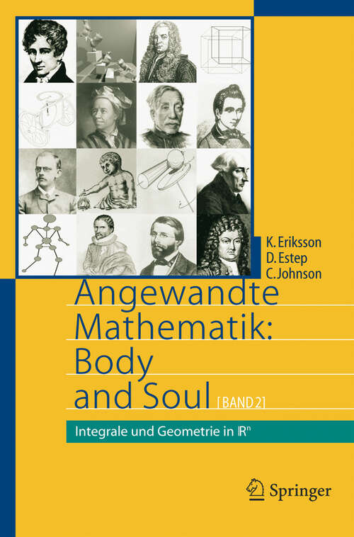 Book cover of Angewandte Mathematik: Band 2: Integrale und Geometrie in IRn (2005)