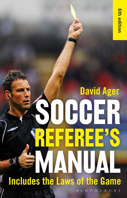 Book cover of The Soccer Referee's Manual