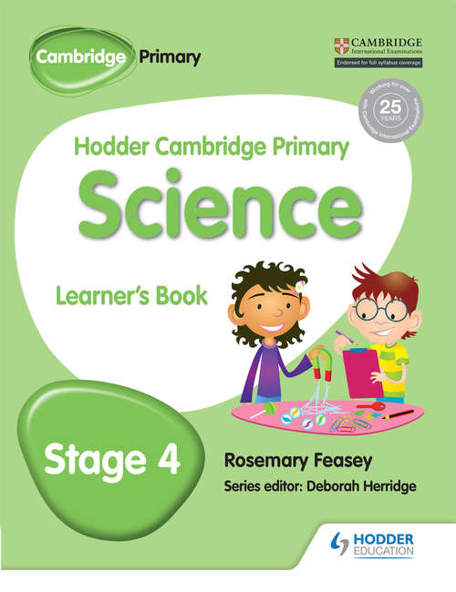 Book cover of Hodder Cambridge Primary Science Learner's Book 4 (PDF)