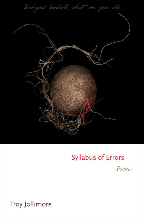 Book cover of Syllabus of Errors: Poems