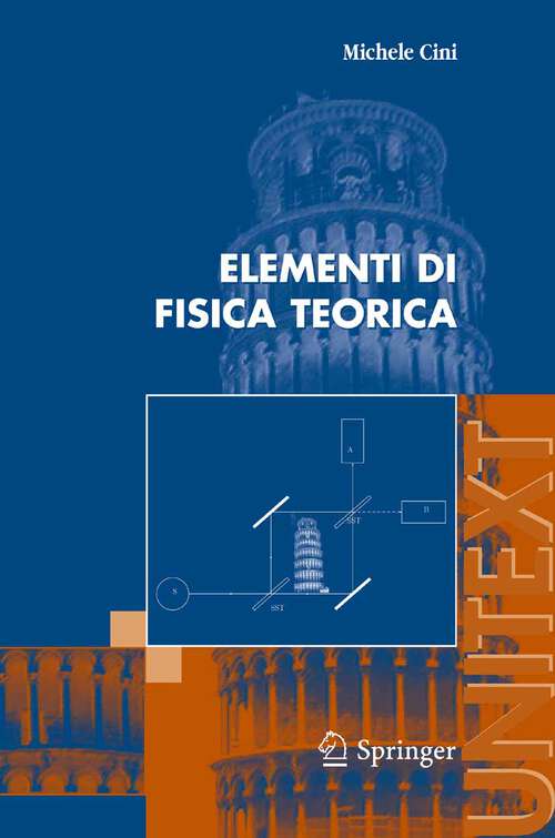 Book cover of Elementi di Fisica Teorica (2006) (UNITEXT)