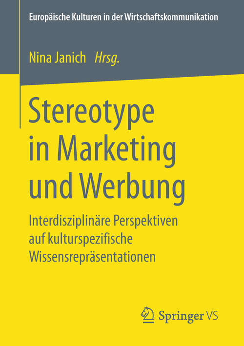 Book cover of Stereotype in Marketing und Werbung