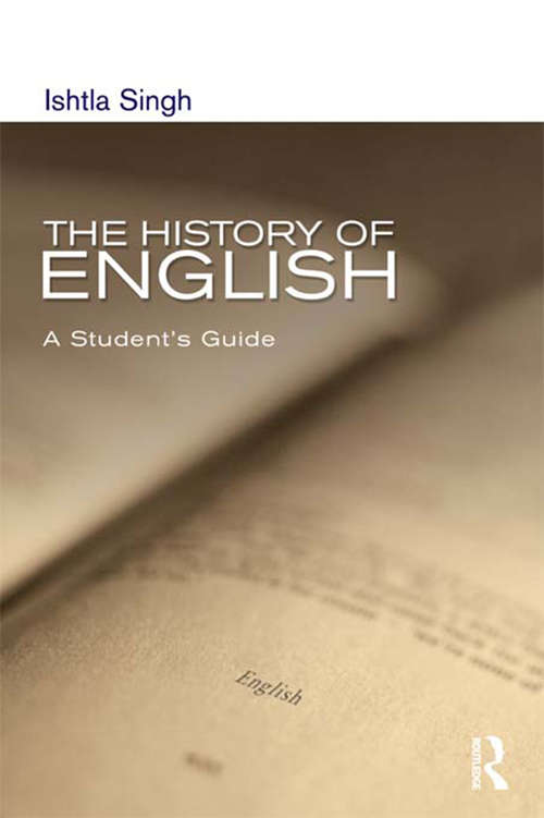 Book cover of The History of English: A Student's Guide