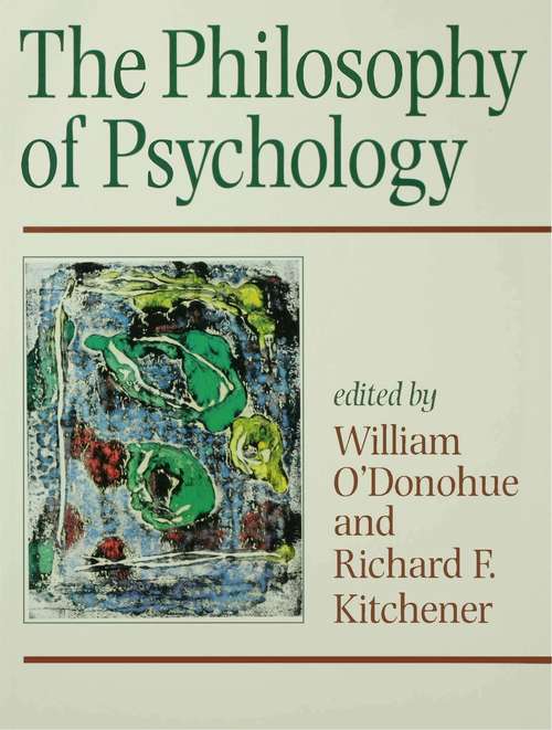 Book cover of The Philosophy of Psychology (PDF)