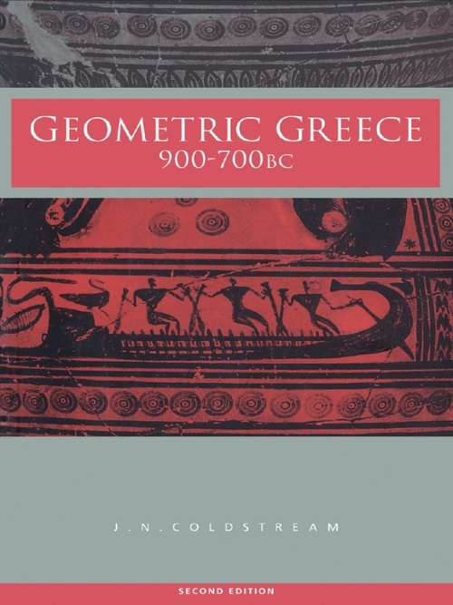 Book cover of Geometric Greece: 900–700 BC (2)
