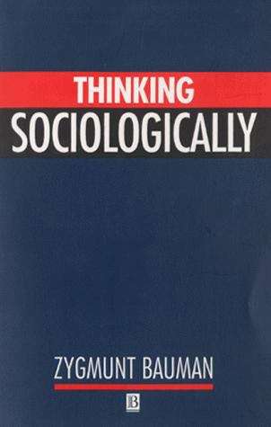 Book cover of Thinking Sociologically (PDF)