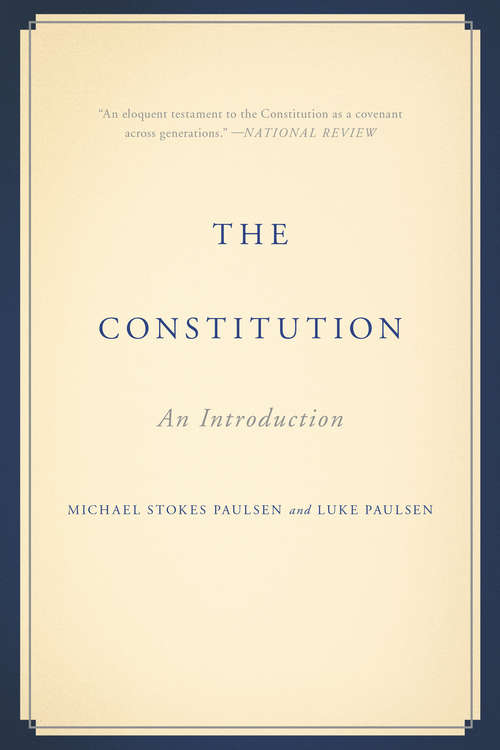 Book cover of The Constitution: An Introduction (University Casebook Ser.)