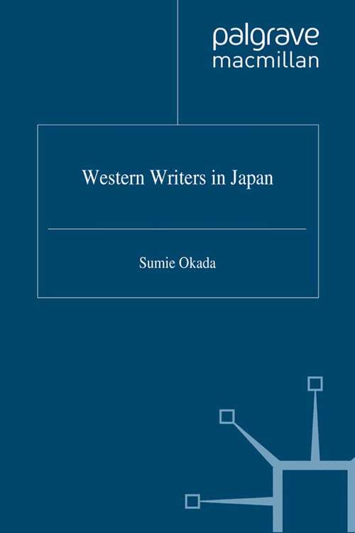 Book cover of Western Writers in Japan (1999)
