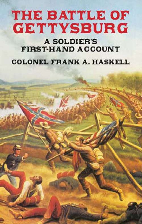 Book cover of The Battle of Gettysburg: A Soldier's First-Hand Account (Civil War)