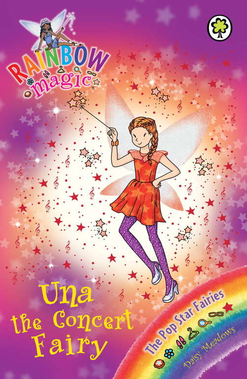 Book cover of Una the Concert Fairy: The Pop Star Fairies Book 7 (Rainbow Magic)