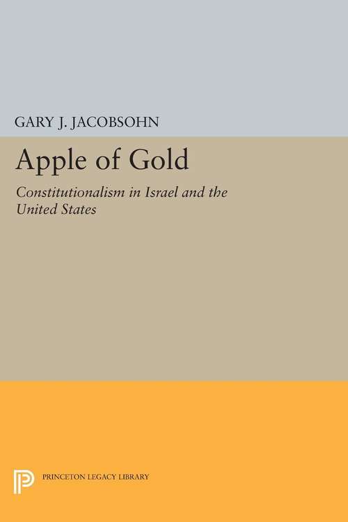 Book cover of Apple of Gold: Constitutionalism in Israel and the United States (PDF)