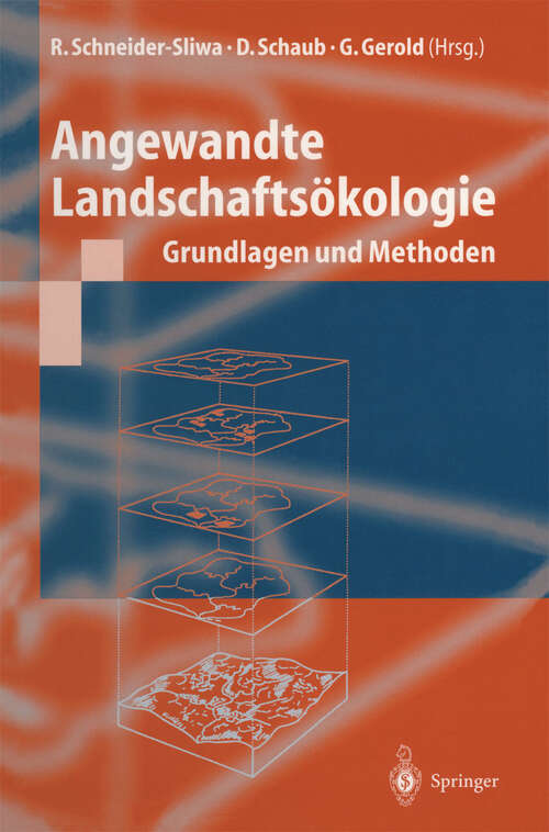 Book cover of Angewandte Landschaftsökologie: Grundlagen und Methoden (1999)