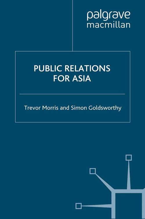 Book cover of Public Relations for Asia (2008)