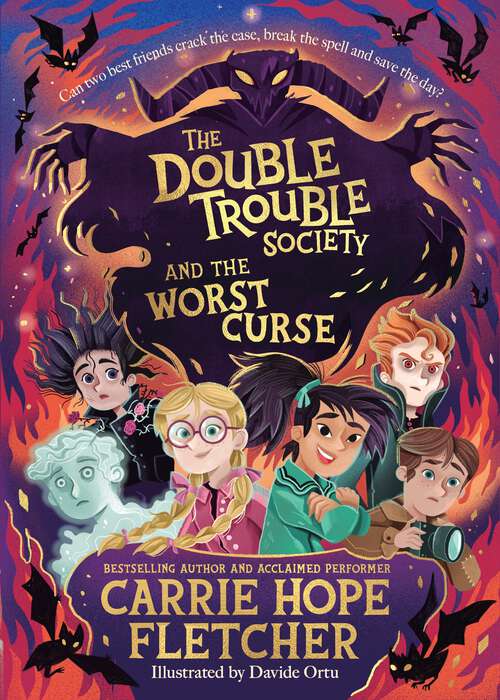 Book cover of The Double Trouble Society and the Worst Curse (The Double Trouble Society #2)