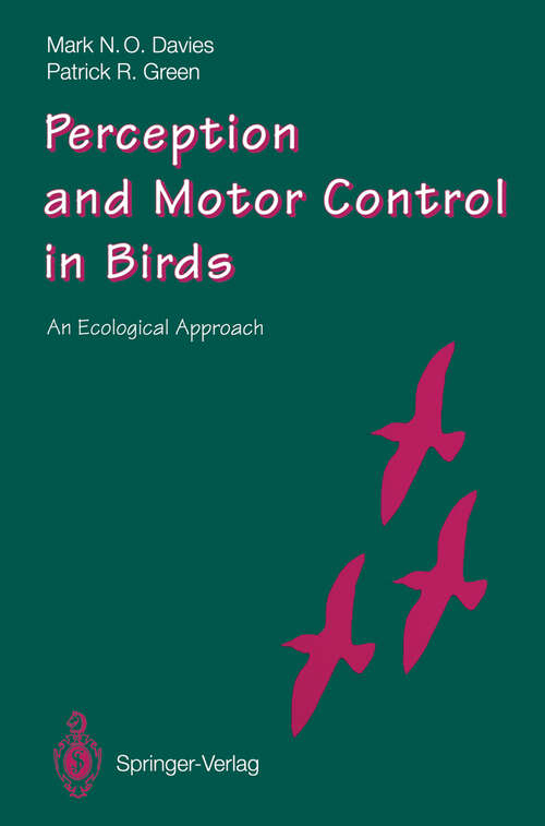 Book cover of Perception and Motor Control in Birds: An Ecological Approach (1994)