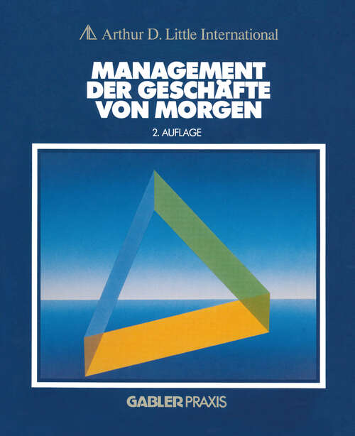 Book cover of Management der Geschäfte von morgen (2. Aufl. 1987)