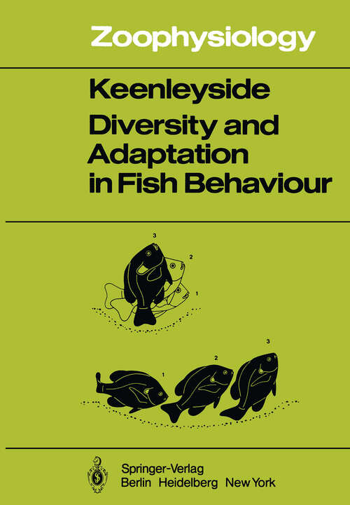 Book cover of Diversity and Adaptation in Fish Behaviour (1979) (Zoophysiology #11)