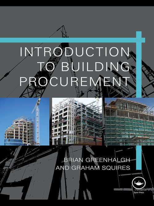 Book cover of Introduction to Building Procurement (PDF)