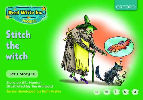 Book cover of Read Write Inc. Phonics, Green, Set 1, Story 10: Stitch the Witch (PDF)