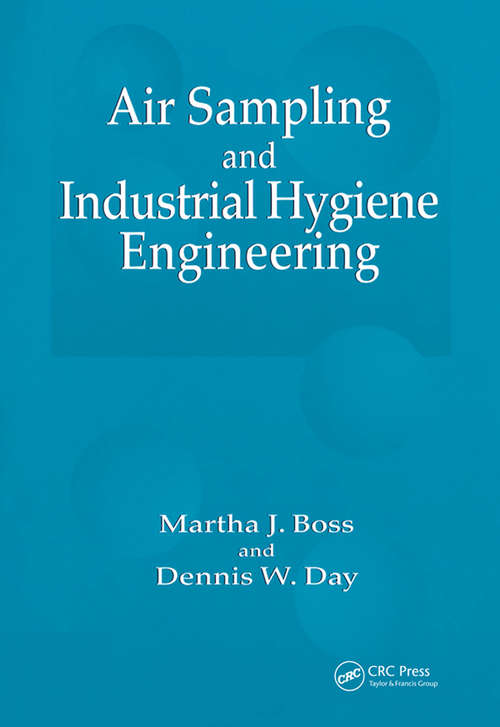 Book cover of Air Sampling and Industrial Hygiene Engineering