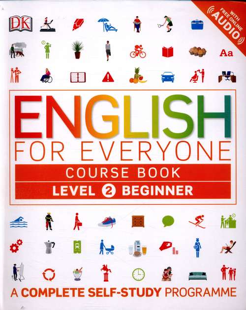 Book cover of English for Everyone: Course Book: Level 2 Beginner (PDF)