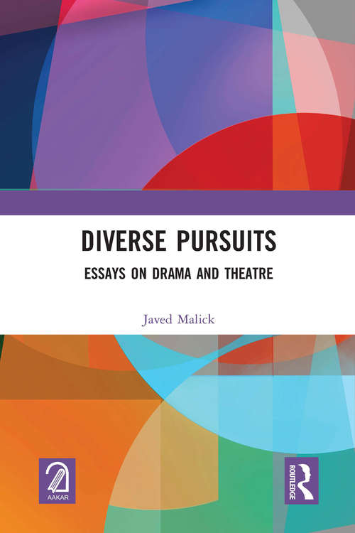 Book cover of Diverse Pursuits: Essays on Drama and Theatre