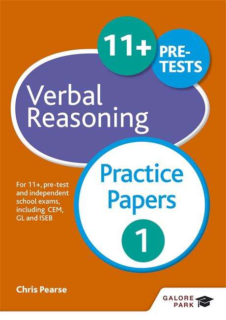Book cover of 11+ Verbal Reasoning Practice Papers 1 (PDF)