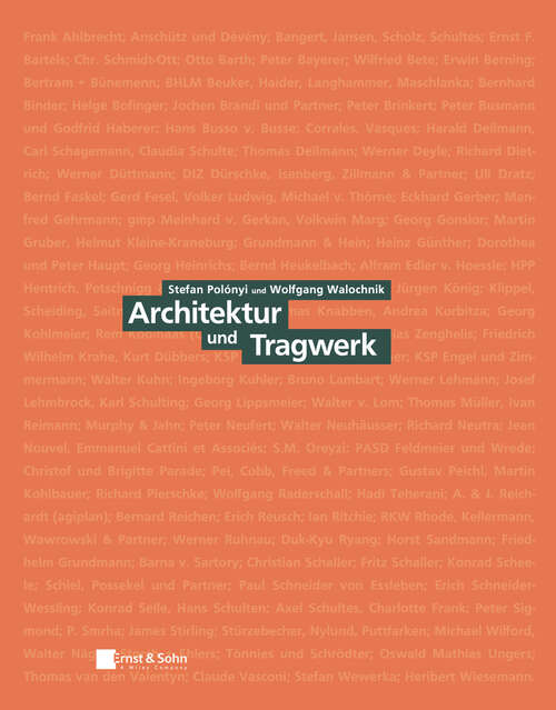 Book cover of Architektur und Tragwerk (PDF): Klassiker des Bauingenieurwesens (Klassiker des Bauingenieurwesens)