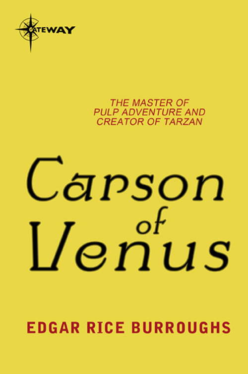 Book cover of Carson of Venus: Venus Book 3 (Venus #3)