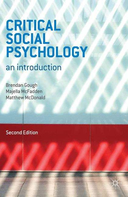 Book cover of Critical Social Psychology: An Introduction (PDF)