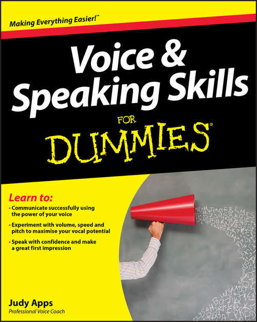 Book cover of Voice and Speaking Skills For Dummies