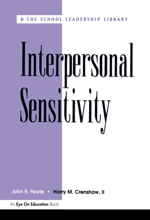 Book cover of Interpersonal Sensitivity
