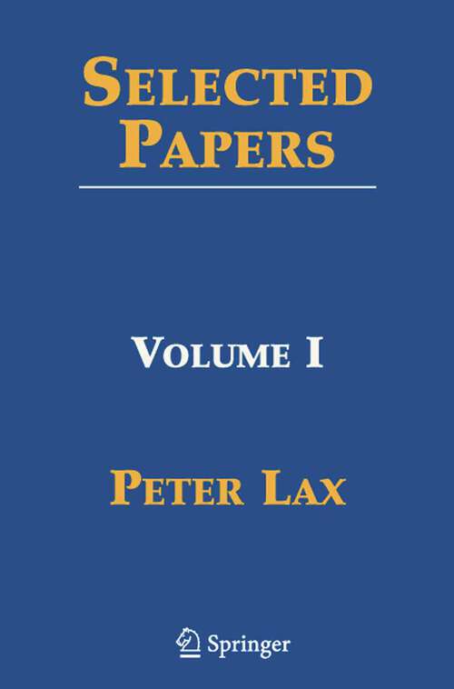 Book cover of Selected Papers I (2005)