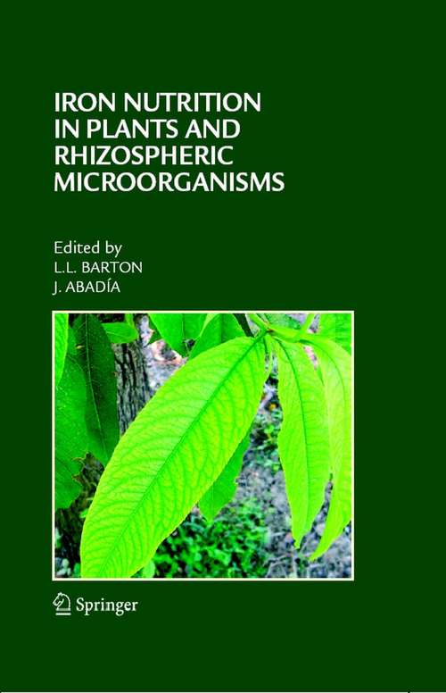 Book cover of Iron Nutrition in Plants and Rhizospheric Microorganisms (2006)