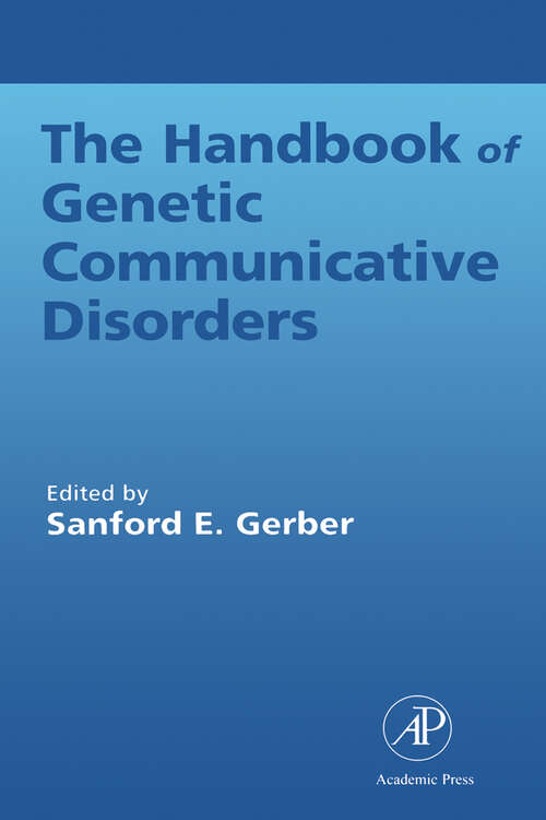 Book cover of Handbook of Genetic Communicative Disorders