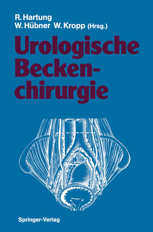 Book cover of Urologische Beckenchirurgie (1991)
