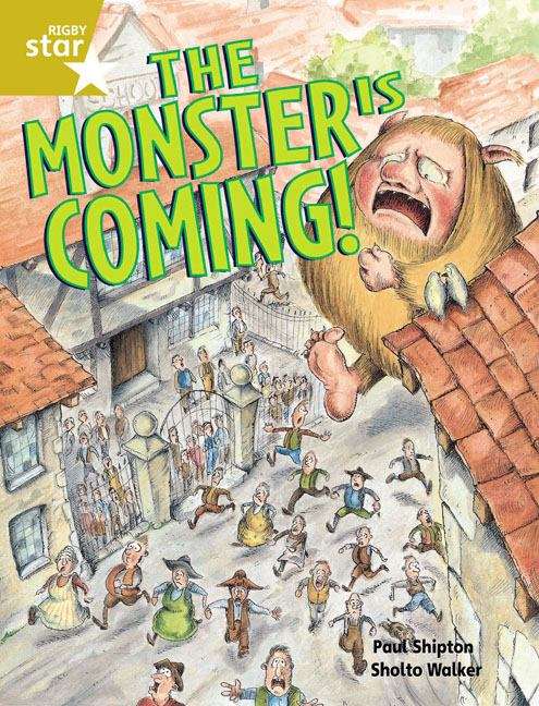 Book cover of The Monster is Coming! (Rigby Star Guided: Gold Level)