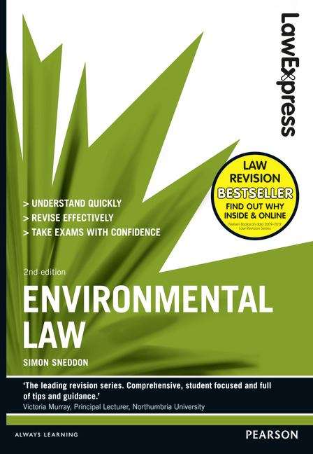 Book cover of Environmental Law (PDF)