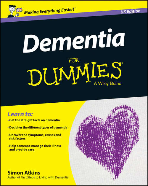 Book cover of Dementia For Dummies - UK (UK Edition)